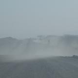 Густая пыль снова окутала трассу М60 в Приморье