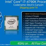 Intel Core i5-4690K  Core i7-4790K:  