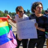 ЛГБТ-фестиваль в Петербурге пытались сорвать с помощью зелёнки