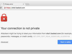 Chrome    SHA-1 