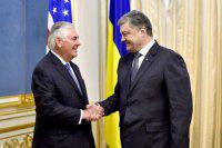 О чем говорили Порошенко с Тиллерсоном в Киеве