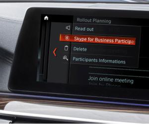В автомобилях BMW появится Skype