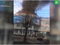В Архангельске загорелся торговый центр Фокус