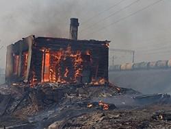 В Курганской области введен режим ЧС из-за пожаров