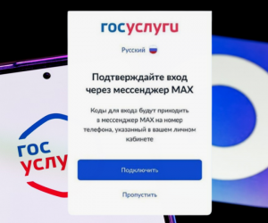 «Госуслуги» стали требовать аутентификацию через МАХ